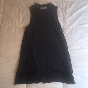 Gianni Bini blue long halter top